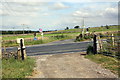 View across A6018 towards Cow Close