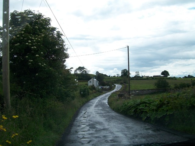 The potholed Loughcrew Road at Drumsawry