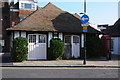 TR3258 : Former waiting room and ticket office, Sandwich by Philip Halling