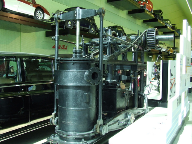 Steam engine in Riverside Museum
