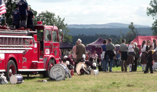 Fire engine, Blairgowrie Highland Gathering