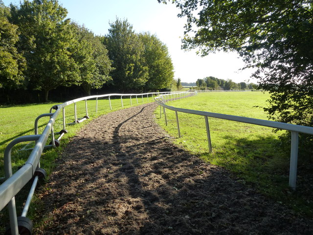 Godolphin Stables near gate 5, Newmarket © Richard Humphrey cc-by-sa/2. ...