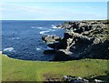 NB5266 : Butt of Lewis - The rocky coast of Stàthanais by Rob Farrow