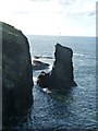 NB5166 : Butt of Lewis - Ramraga sea stack by Rob Farrow