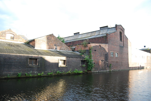 Industrial building by the Birmingham and Fazeley Canal