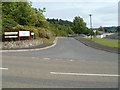 Entrance drive to Brecon Ambulance Station