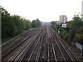 Railway lines towards Norwood Junction