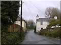 Narrow lane into Tremar Coombe