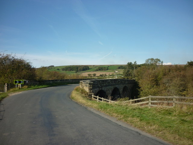 The road goes over the Esk Valley train... © Ian S cc-by-sa/2.0 ...