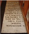 St Nicholas, Ingrave - Ledger slab