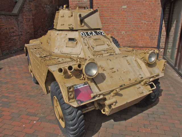 Armoured Car parked in Gloucester Docks © Chris Whippet :: Geograph ...