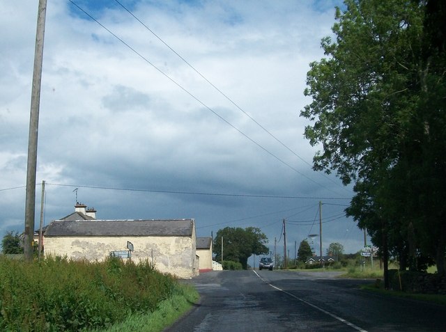 Farm outbuildings at Drumbaragh Cross Roads on the R163