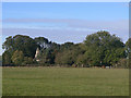 View towards Stanton Church