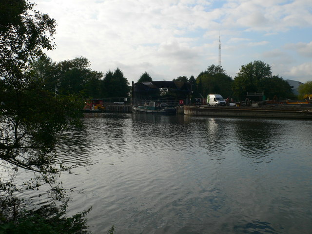 Boatyard on the Thames at Sunbury