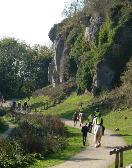 A fine Saturday afternoon at Creswell Crags
