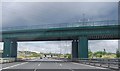 Railway bridge over the M6 (Toll)