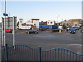 Roundabout on service road, Stonebridge Park