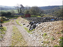 SS6440 : Silage clamp, Hunnacott by Roger Cornfoot