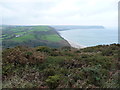 SN2952 : Part of the Ceredigion coast near Penbryn in October by Jeremy Bolwell