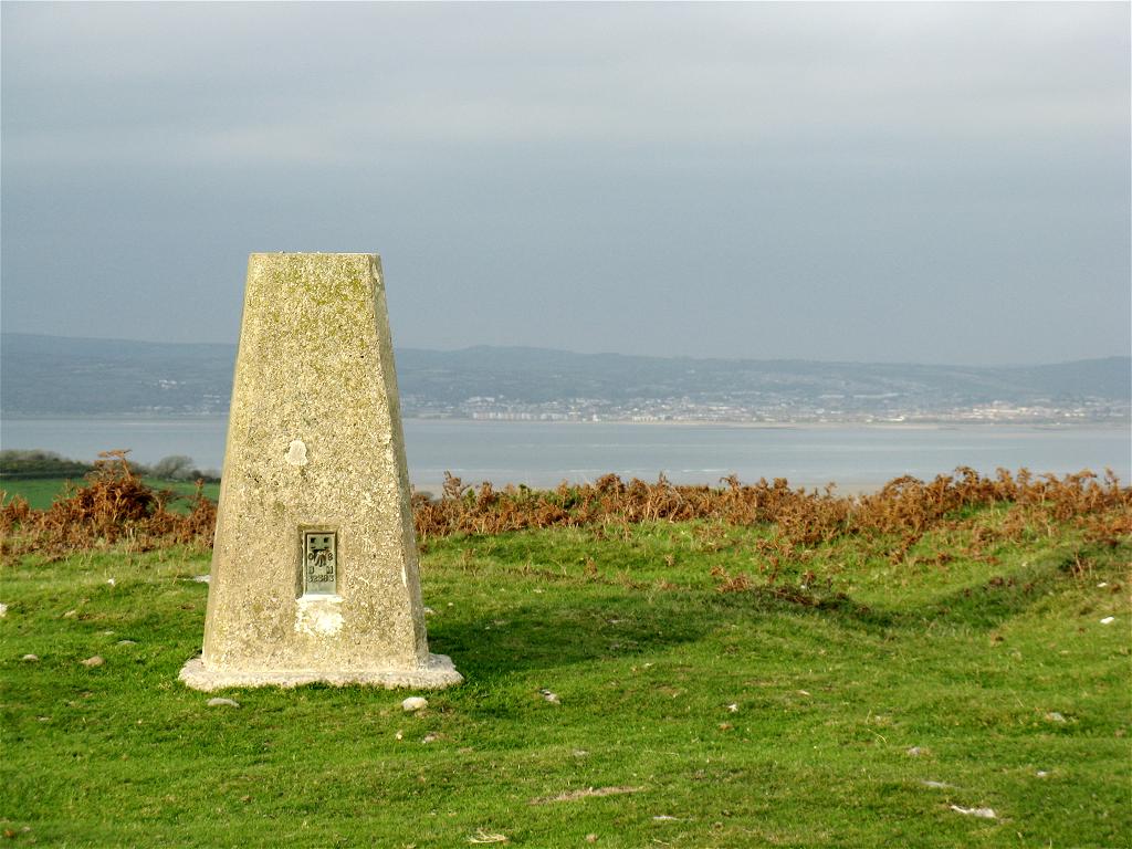 Trig point on Ryer's Down, Gower © Nigel Davies :: Geograph Britain and ...