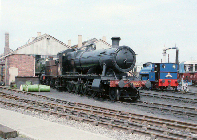 Freight Locomotive at Didcot, 1993
