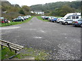 The free car park at Llangrannog