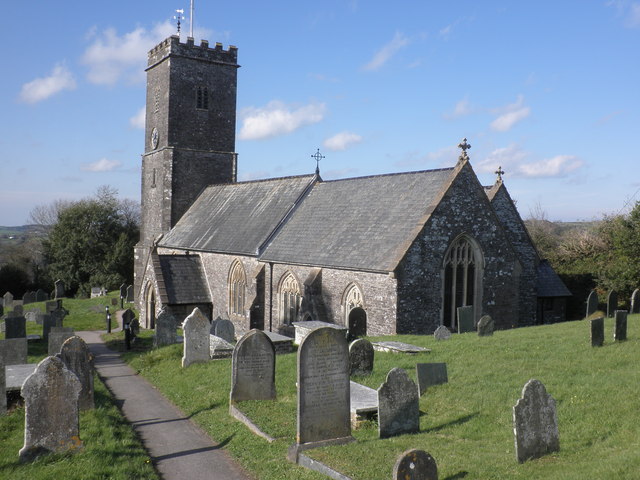 St Peters Church, Bratton Fleming © Roger Cornfoot :: Geograph Britain ...