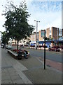 Bus stop in High Street North