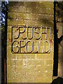 TM3454 : Rush Ground sign by Geographer