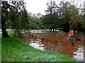 Flooded play area, Lovers Retreat