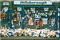 Tributes at Hillsborough Stadium