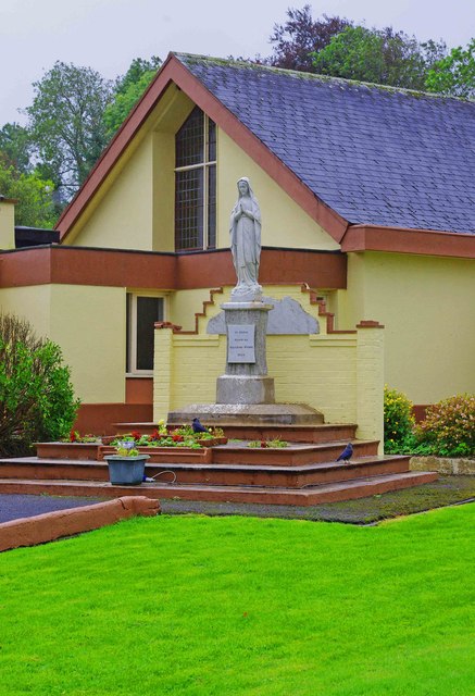 St. Thomas' Church - statue of the Virgin Mary, Bridgetown