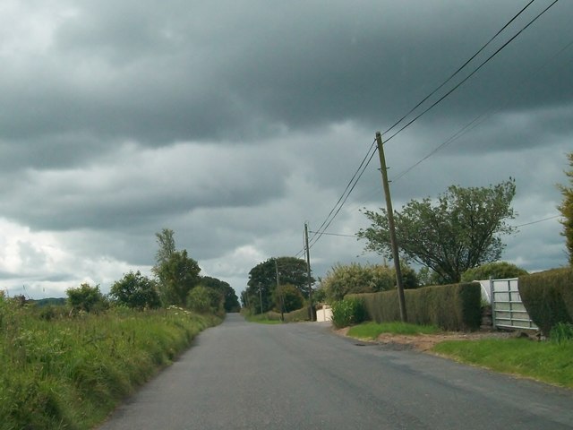View south along the Boolies Road