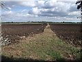 The Viking Way looking towards Willow Farm