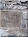 Benchmark on the Vale Road railway bridge, Rhyl