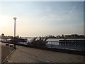 View of Canary Wharf from the Thames Path #3