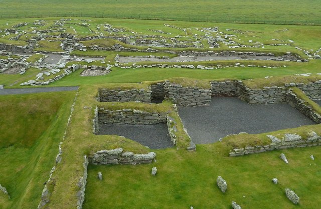 Jarlshof - Norse settlement from the... © Rob Farrow :: Geograph ...