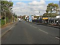 Stourport Road from the railway bridge crest