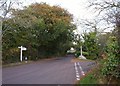 Road junction, Salcombe Regis