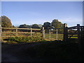 Entrance to Edgwarebury Farm field, Fortune Lane