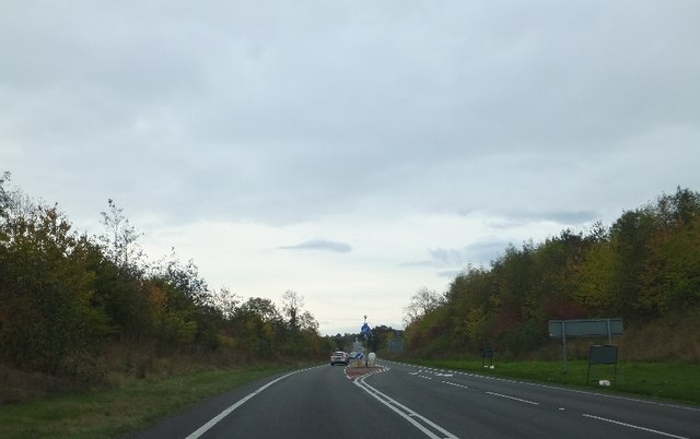 A41 south of No Mans Heath