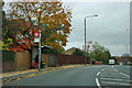 Bus stop on Burnt Ash Lane