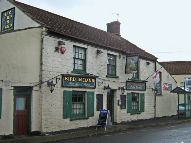 The Bird in Hand pub, Westhay
