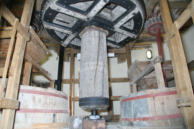 Heage Windmill - stone floor
