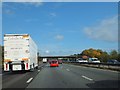 M4 (eastbound) west of The Straight Mile Bridge