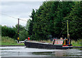 Working narrowboat near Barnton, Cheshire