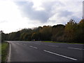 The A12 & entrance to Park Farm