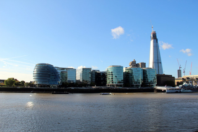 River Thames with City Hall and The Shard