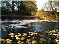 Weir on River Calder