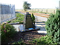 Kevin Crouch Memorial near Burmarsh Road level crossing